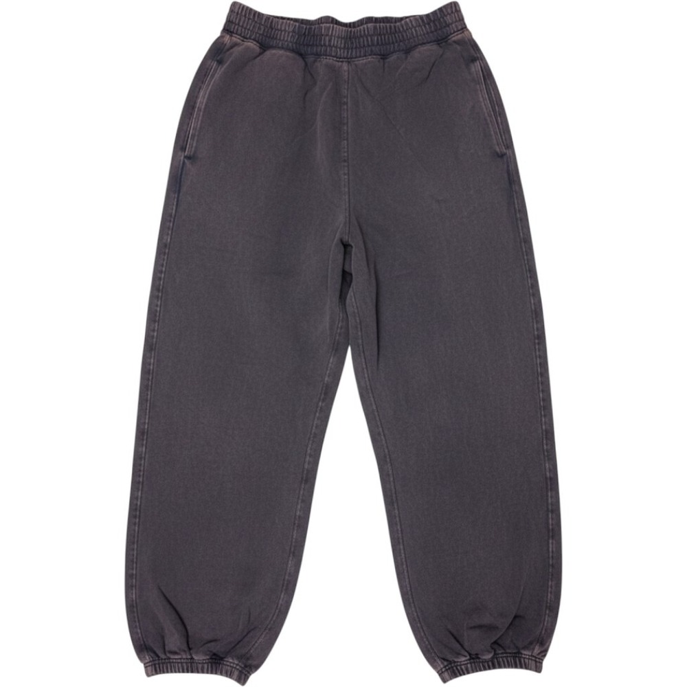 Free People FP Movement Womens Faded Black Mineral Wash Jogger Sweatpants Size L